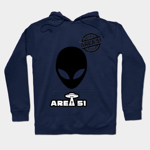 1ST Annual - Area 51 5k Alien T-shirt UFO Hoodie by mizocrow